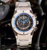 Copy Hublot Geneve Big Bang Skeleton Stainless Steel Watch